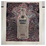 Pixelated Absolut Gartel Signed and Numbered Digit