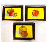 Original Fruit Series Signed Acrylic On Canvas