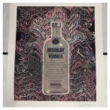 Pixelated Absolut Gartel Signed and Numbered Digit