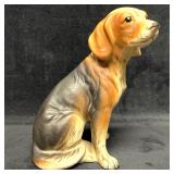 Mid Century Modern Style Ceramic Beagle Figurine