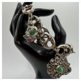 Puffy Mariner 925 Chain and 800 Silver Multi Ornat
