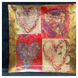 Laurel A Wilder Platter Hand-Crafted Art Glass Pla