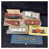 Group of Vintage HO Scale Freight Cars and Bachman