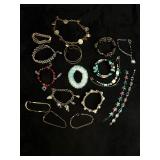 Assorted Vintage and Modern Costume Jewelry Bracel