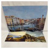 Venice Rialto Bridge Art Reference Prints Set of T