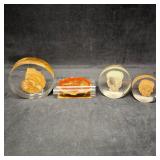Bernard Drummond Ltd Lucite Encased Fossil and Pre