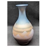 Vintage Satin Otagiri Mountain Ceramic Vase