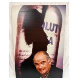 Woman Silhouette and a Portrait of Michel Roux Abs