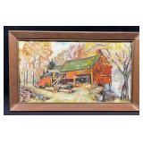 Original Oil On Board Signed Copy G. Bernard