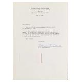 William Westmoreland Typed Signed Letter