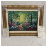 Schaefer Miles Azalea Path Giclee Canvas Framed