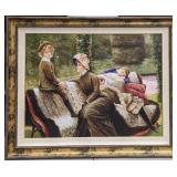 Framed James Jacques Joseph Tissot Reproduction