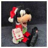 Disney Hallmark Totally Ticklish Santa Goofy Plush