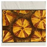 Medium Abstract Sunburst Sand Dollar Style Paintin