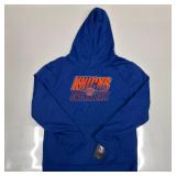 New York Knicks NBA Youth Blue Pullover Hoodie Siz