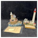 Harbour Lights Lighthouse Figurines Race Rock NY a