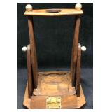 Vintage Wooden Cognac Brugerolle Cradle & Pouring