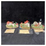 Three Harbour Lights Maine Lighthouse Figurines Ba
