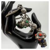 Puffy Mariner Link Chain Bracelet 800 Silver Pillb