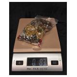 8.3 OZ of Randomly Assorted Warm Tone Beads and Ch