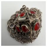 Etruscan Revival Style Pyramid Shaped Pendant 800