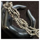 Interlocking Link Silver 800 Bracelet