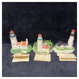Harbour Lights Oregon Lighthouse Figurines Set of