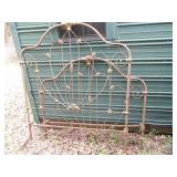 ANTIQUE WROUGHT IRON BED