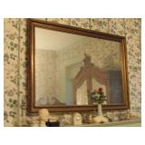 LARGE GOLD FRAME MIRROR