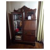 SLANT FRONT DESK W/ BOOKCASE