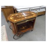 Beautiful Inlaid Tea Cart