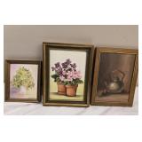 Small  Framed Vintage Art