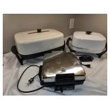 Electric Skillets and Waffle Maker