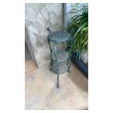 Cast Iron 3 Shelf Plant Stand