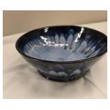 Handmade Blue Stoneware bowls
