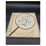 Handpainted paddle fan