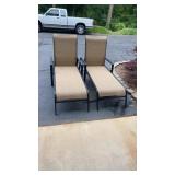 Pair of Chaise Lounge Chairs