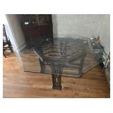 Glass Top Dining Table
