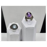 2 Sterling Silver rings