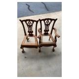 Set of 2 Childrenï¿½s Chairs Wood Frames