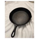 Number eight cast iron skillet has crack