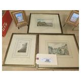 Small Framed Art Lot