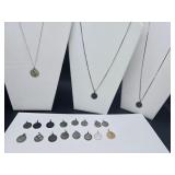 Sterling silver golf match pendants