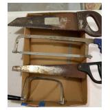 Box Lot of Hand Saws