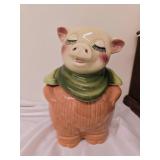 Shawnee Piggy Cookie Jar Bank Smiley