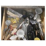 Kitchen utensils, contents of drawer