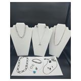 Sterling silver jewelry lot