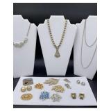 Vintage costume jewelry lot