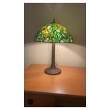 Stain Glass Metal Desk Lamp