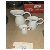 3 peices Lord Nelson Pottery Collection1978